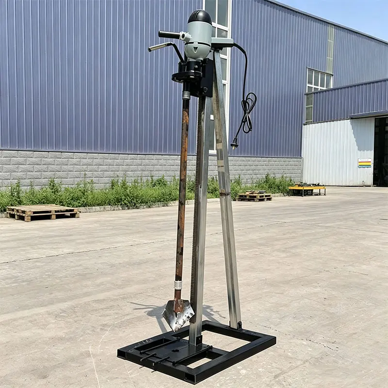 Customized Portable Mast Water Drill 60m Easy Operation Durable Cattle Watering Water Well Drilling Rig
