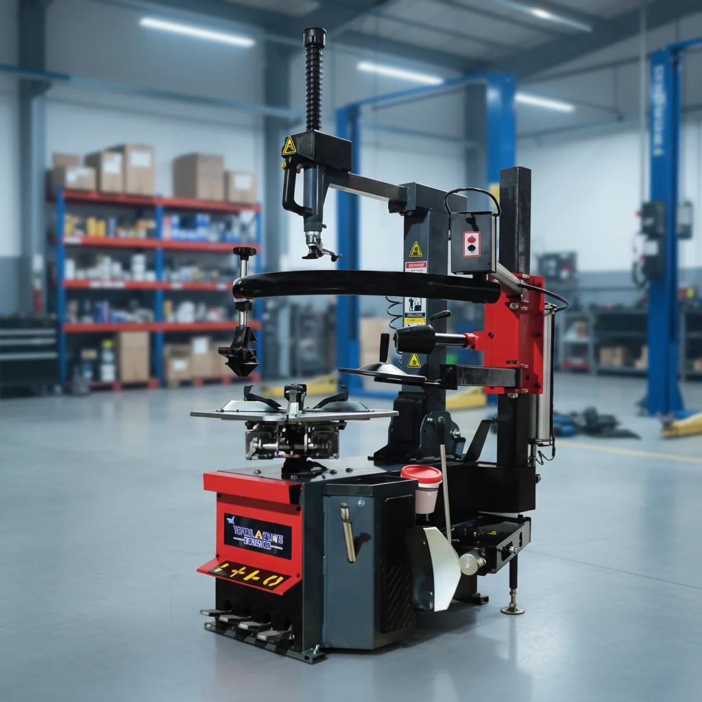 

Wolange W-8082B Tire Changer Machine with 13"-26" Inside Clamping for Car Tire Repair CE/ISO9001 Certified