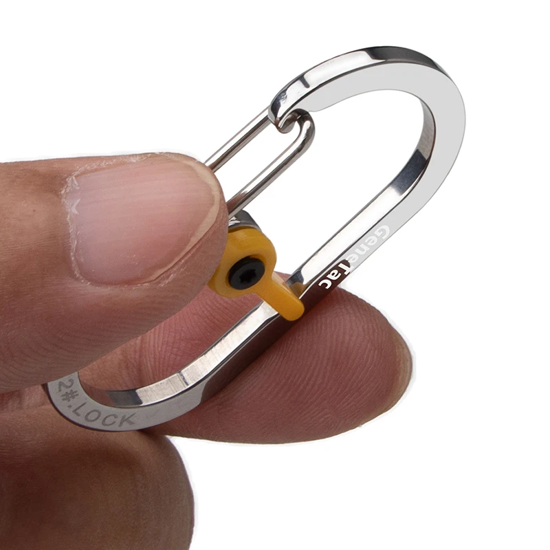 Outdoor Multi-function Small Carabiner With Lock Camping Survival Hiking Mountaineering Backpack Aluminum Alloy Buckle For Key