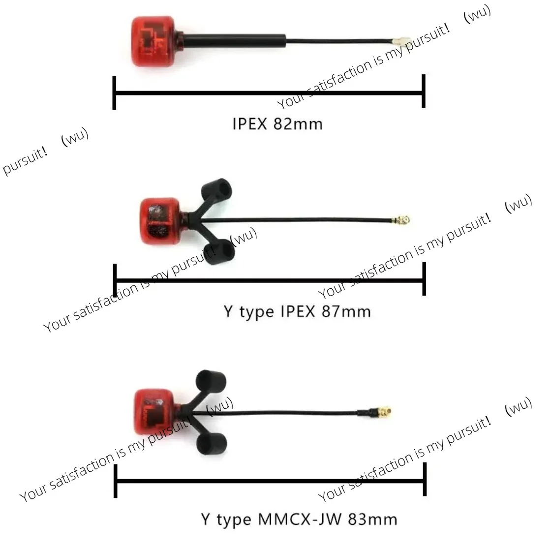 5.8G Long Range Antenna for RC FPV Drone Racing Car Rush Cherry 2 Spare Parts Multi-Spec Replacement