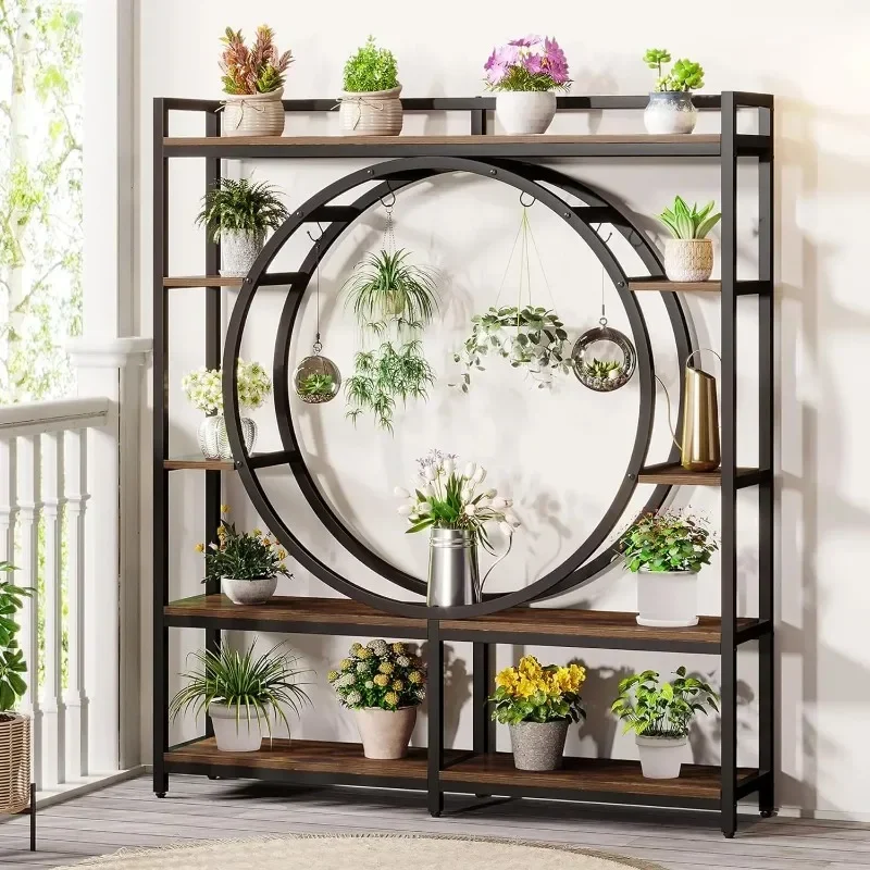 

Hot Sell Tall Plant Stand Indoor Plant Shelf Flower Pots Display Rack For Home