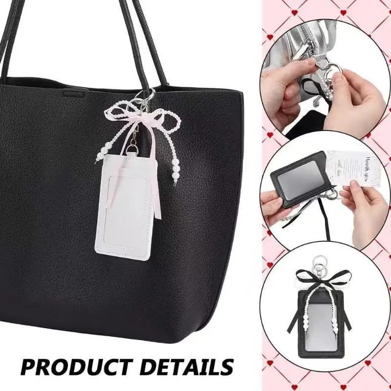 Cute Kawaii Photocard Holder INS Style Protective PVC Photo Card Case Decorative for Girls Daily Use