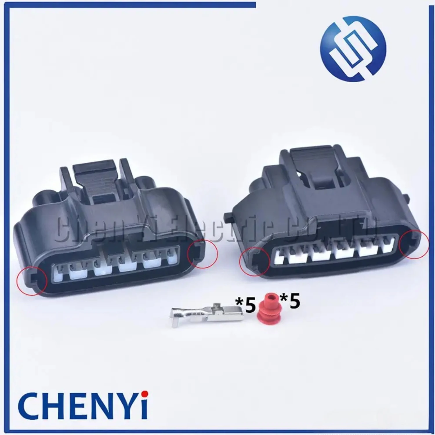 2set 5 Pin Engine Plug Female Housing Wire Harness Connector Ignition Air Flow Meter Socket For Toyota MG640945-5 90980-11024