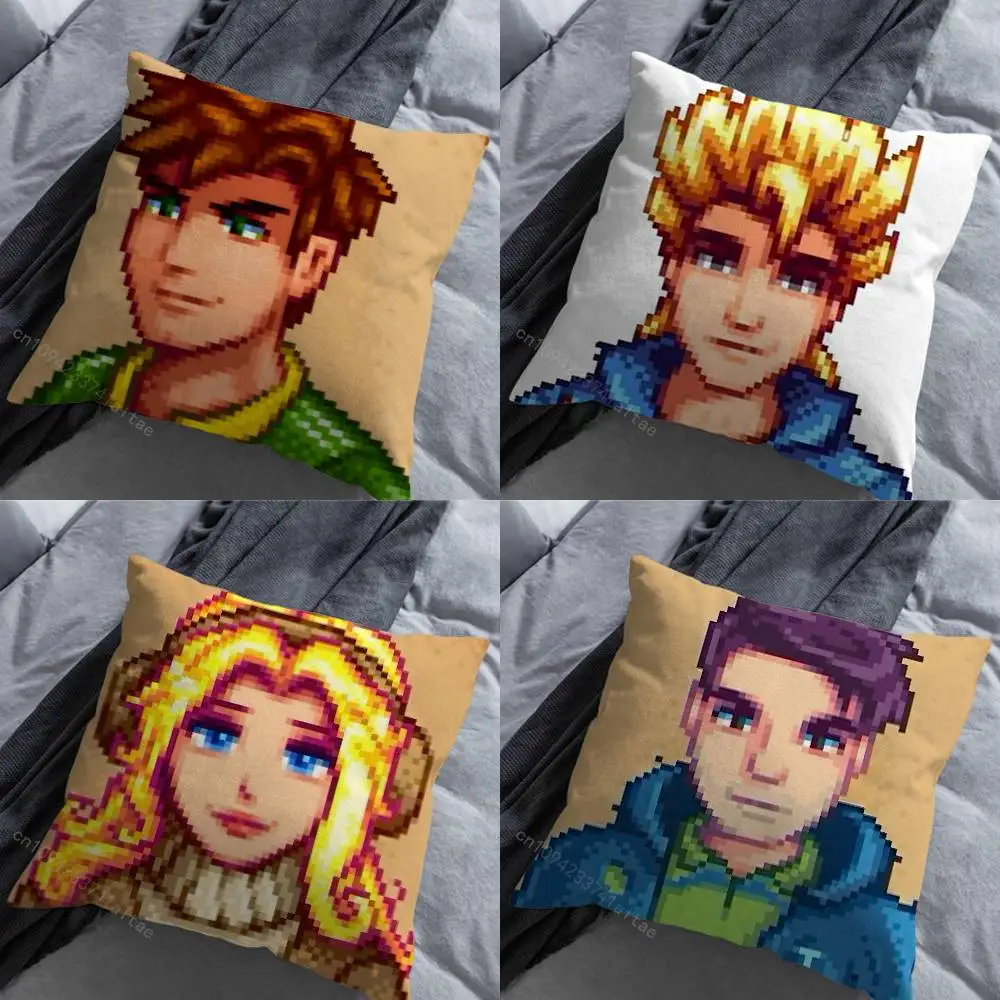 

S-Stardew V-Valley Game Pillow Case For 30x30cm,45x45cm,55x55cm, For Home Bedroom Decoration And Protector