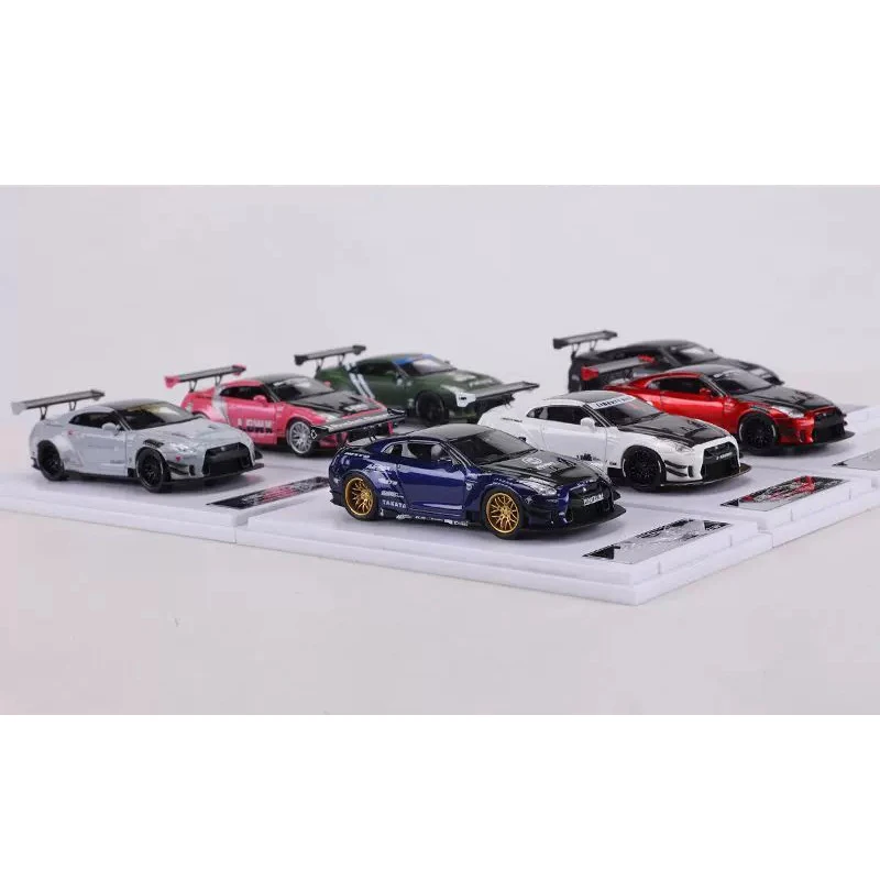 RR MODEL Diecast 1:64 Scale Resin GT-R R35 Car Model Toys Gifts Collection Adult Souvenir Decoration Static Display