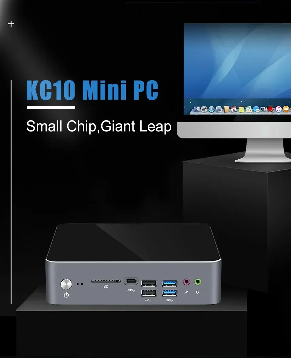 Chatreey mini pc  i7 10510U i5 10210U Nvme SSD Windows 11 gaming desktop computer 2xGigabit Ethernet