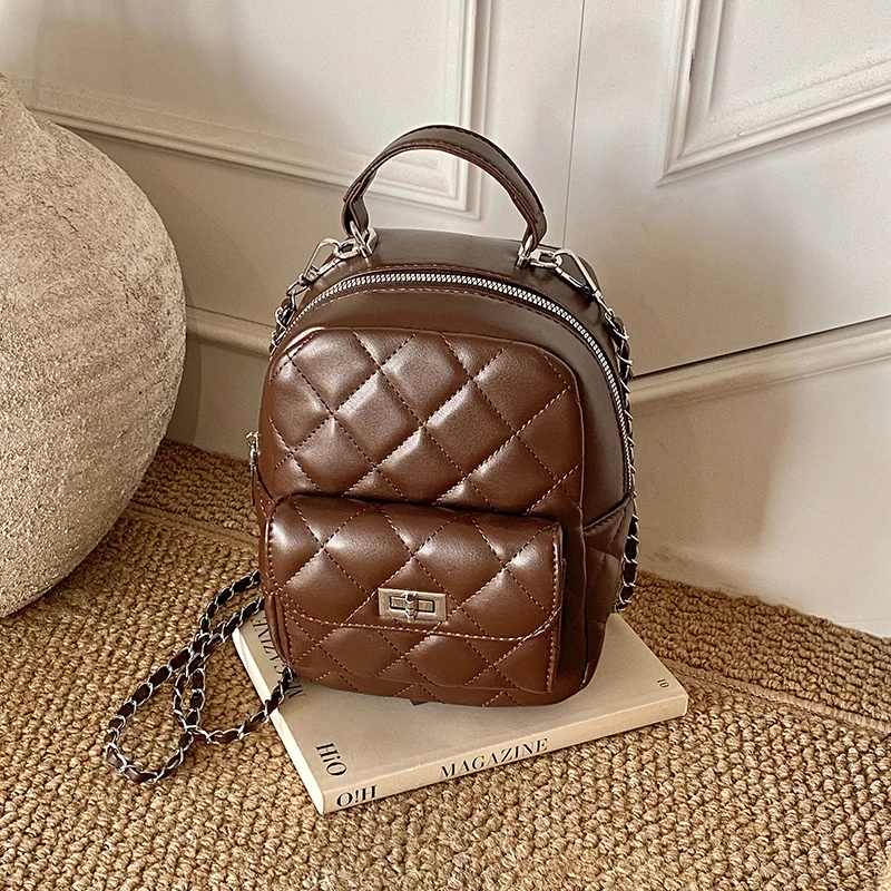 حقائب يد جلدية فاخرة للسيدات، حقيبة يد أنيقة للنساء مع تصميم كلاسيكي مشهور #3