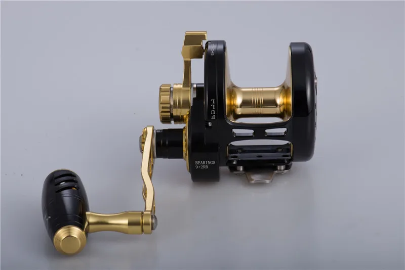 MADOX Angelrolle 11BB Salzwassertrommelrad Langsame Jigging-Rolle Max Drag 40 kg Drag Sound – Detail 14