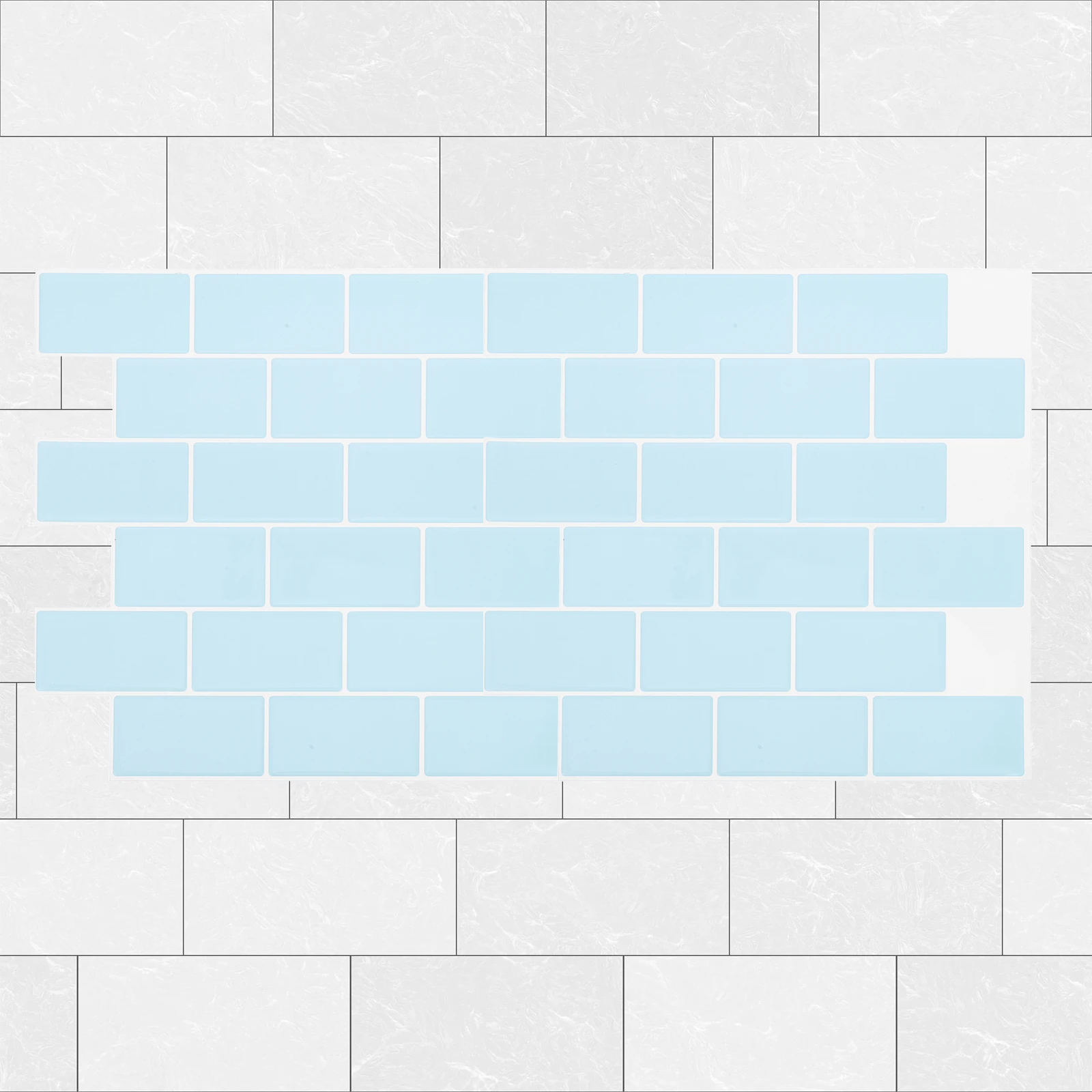 

Imitation Tiles Wallpaper Waterproof Oilproof Kitchen Wall Stickers 3D Gel Self Adhesive Peel Stick Decorative Splashback