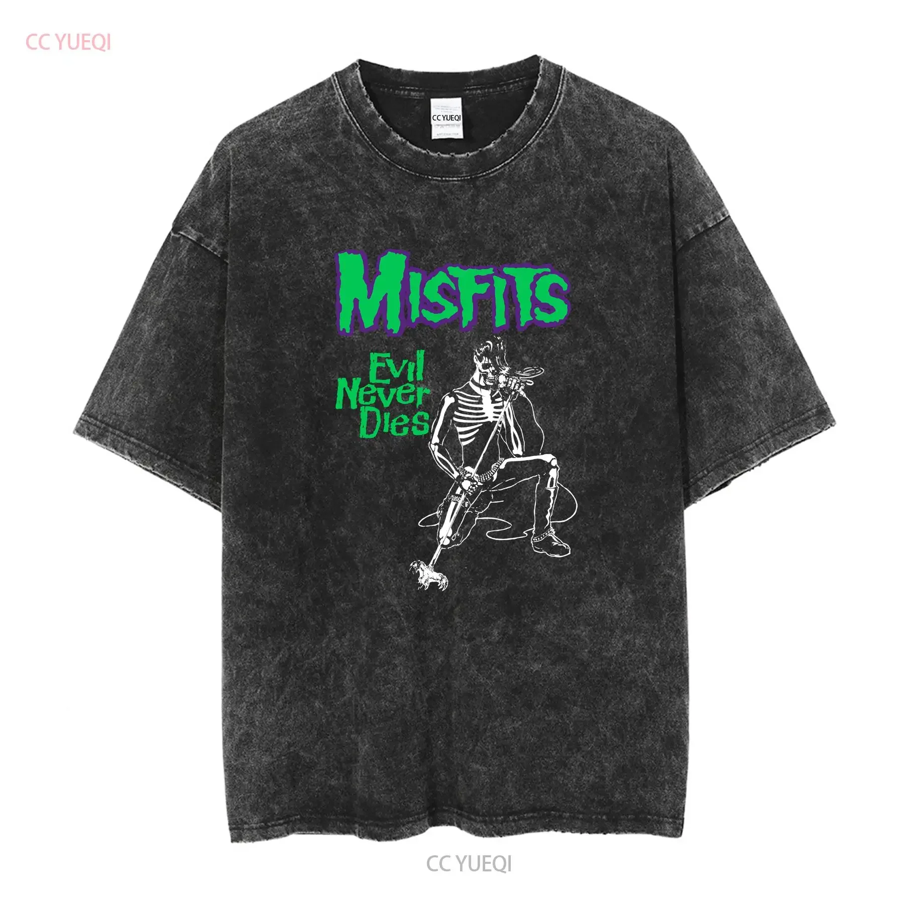 Vintage 80s MISFITS Evil Never Dies T Shirt Legacy of Brutality 1980s Danzig punk horror goth Screen Stars tag vintage Washed