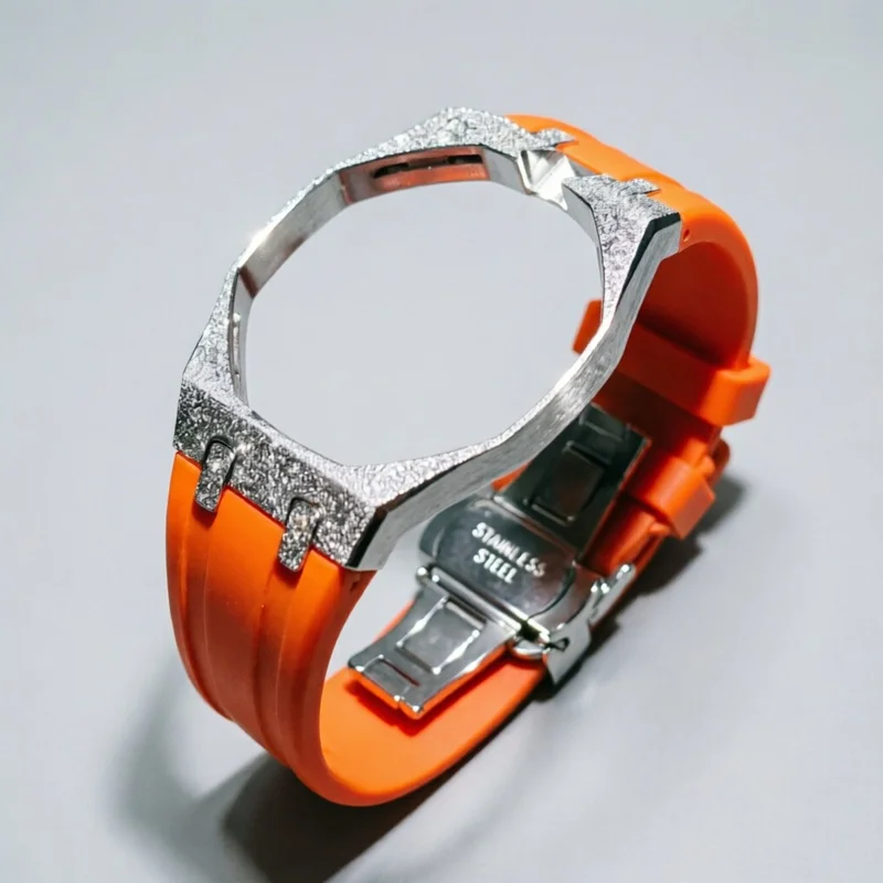 mod-replacement-stainless-steel-watch-case-fit-for-swatch-royal-pop-series-shot‑peened-finish-with-silicone-strap
