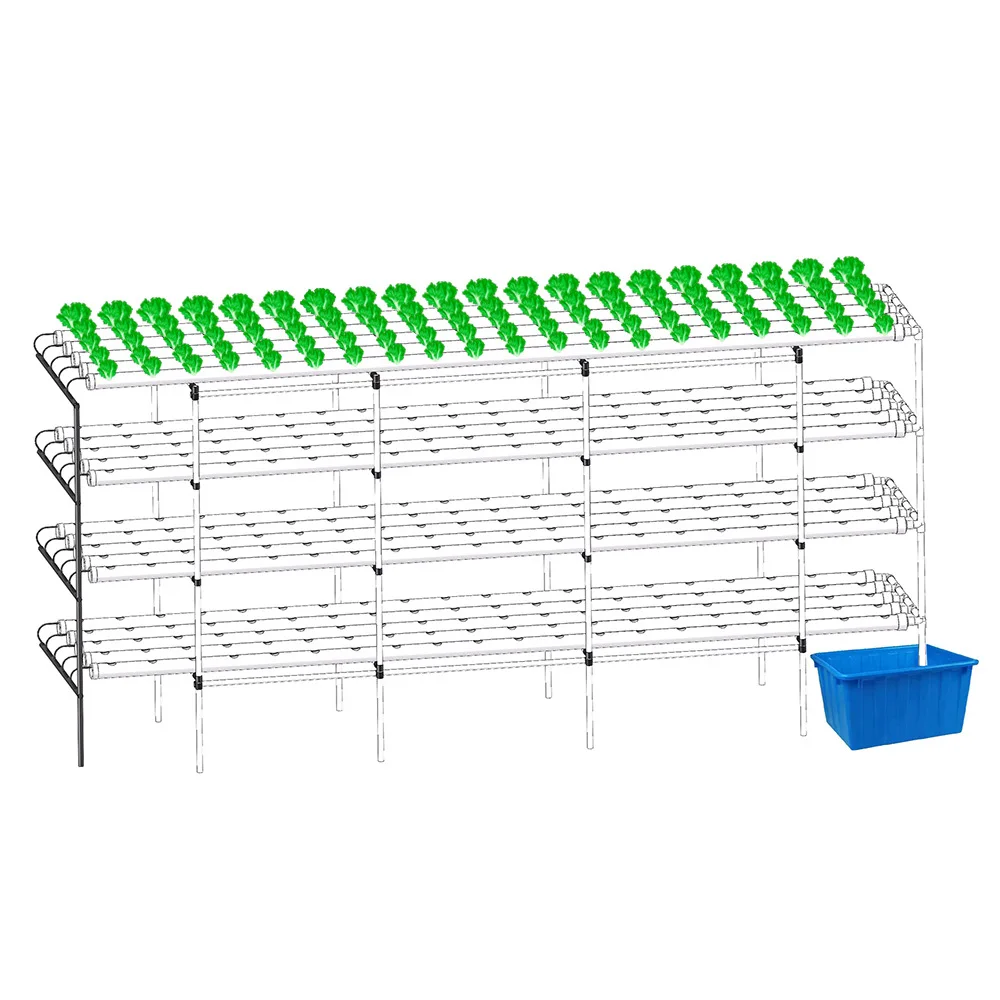 Three-dimensional vegetable hydroponic rack Greenhouse greenhouse soilless cultivation equipment Hydroponic strawberry A-type
