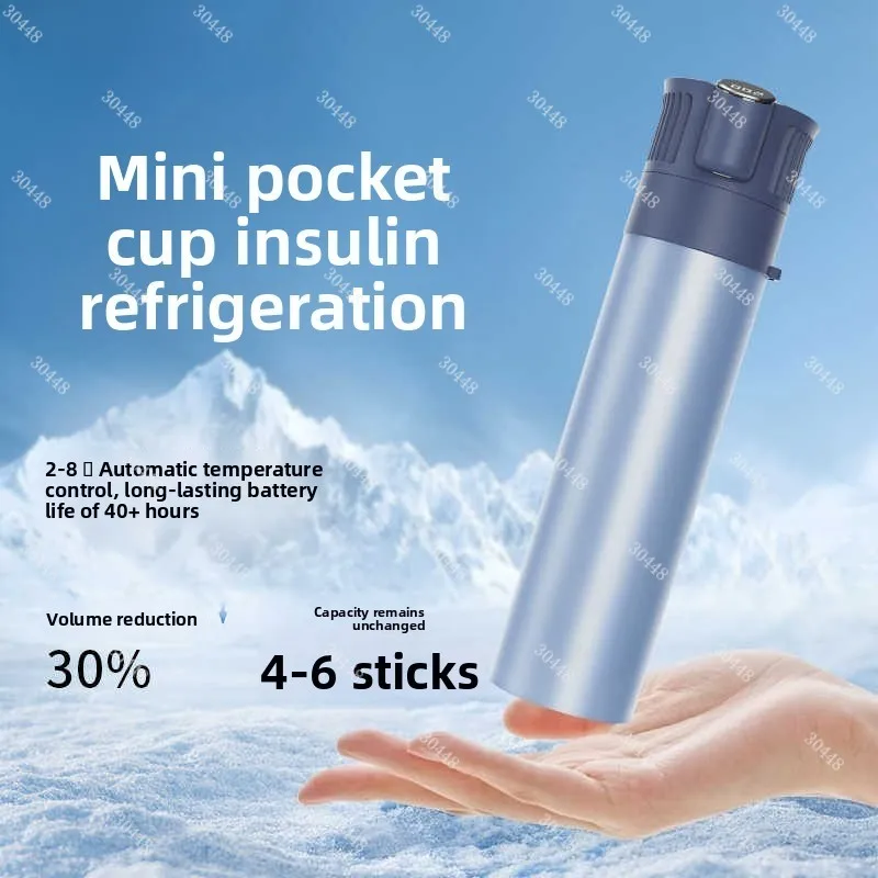 Insulin Refrigerated Box Portable Charging Mini Refrigerated Cup Can Be Taken on the Plane Insulated Freezing Medicine Special