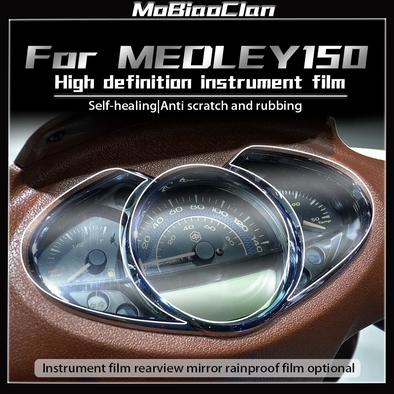 

For Piaggio Medley150 2018 2019 Motorcycle Accessories Cluster Scratch Protection Film Screen Protector Instrument