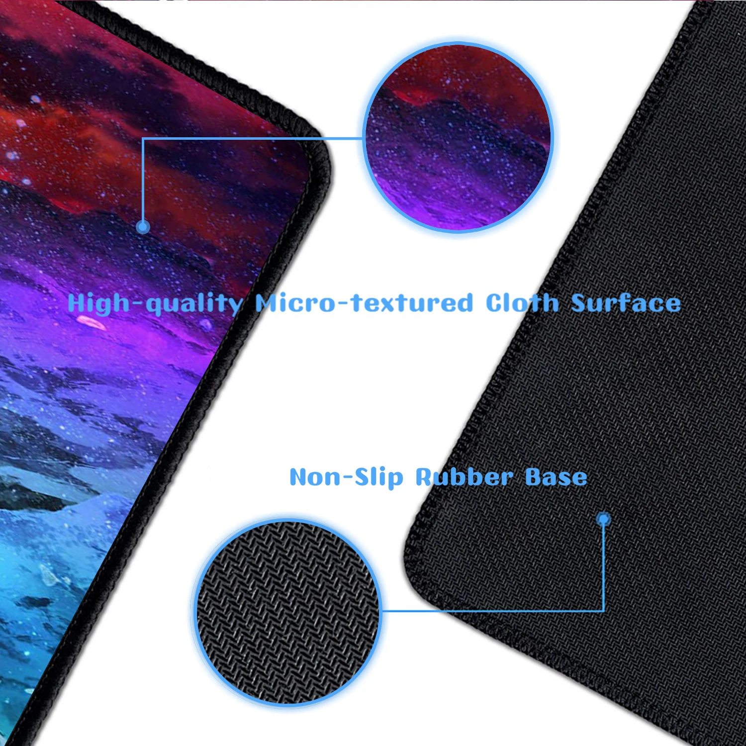 Alas Mouse Besar Anime Jepang Alas Meja Gadis Kawaii No Game Life Alas Karet Anti Selip Alas Mouse Keyboard Komputer Besar