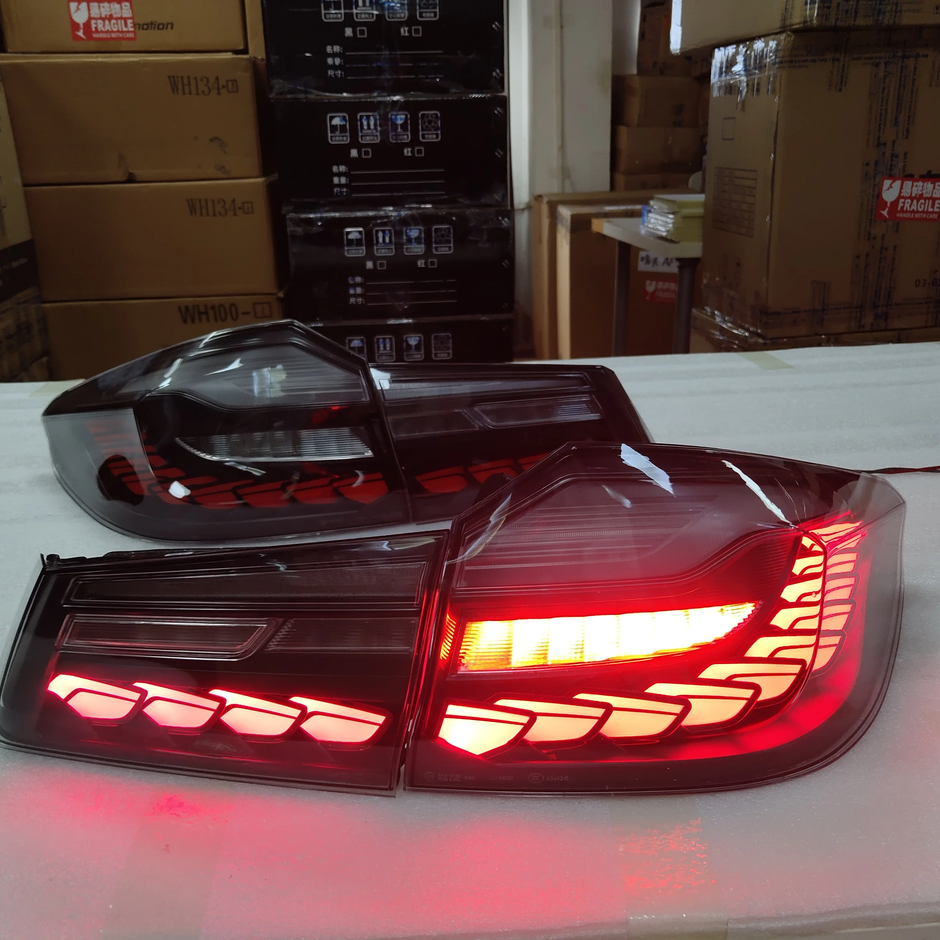 Smoke color G30 Tail Lights 2018-2020 G38 LED Tail light F90 Rear Lamp DRL M5 525i 530i 535i 540i for BMW