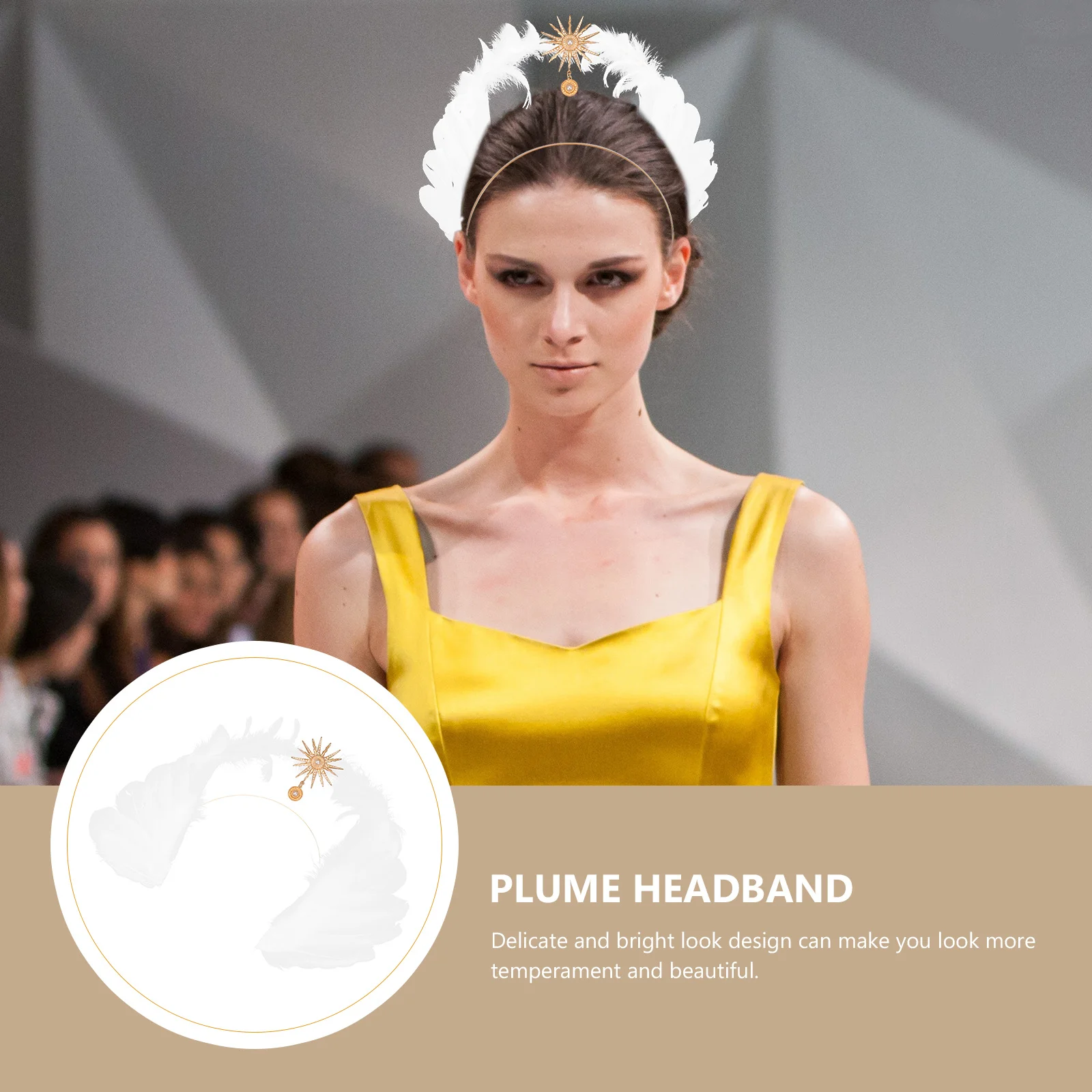 

1pc Wings Headband Retro Angel Headdress Bridal Hair Accessory Metal Headpiece For Wedding Party Photography Decor