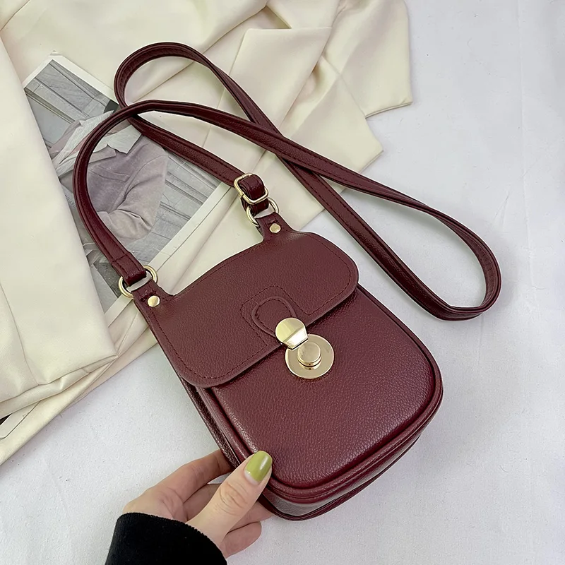 Fashion Women Crossbody Saddle Bag PU Leather Small Handbags Purses Retro Semicircle Designer Messenger Bags Female Clutch Tote