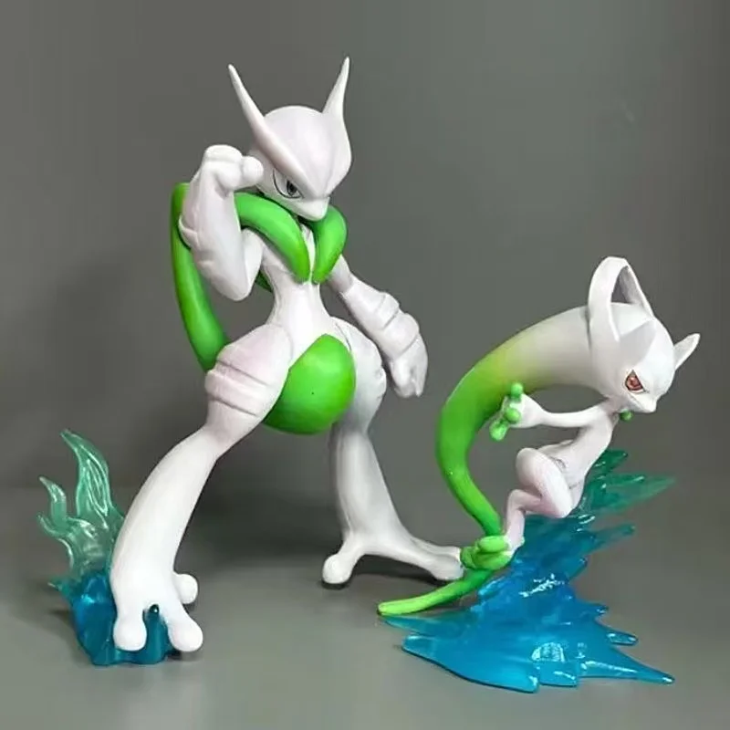 7.5-12 سنتيمتر أنيمي بوكيمون الشكل ميجا Mewtwo بولي كلوريد الفينيل عمل أرقام جمع نموذج اللعب الهدايا #3