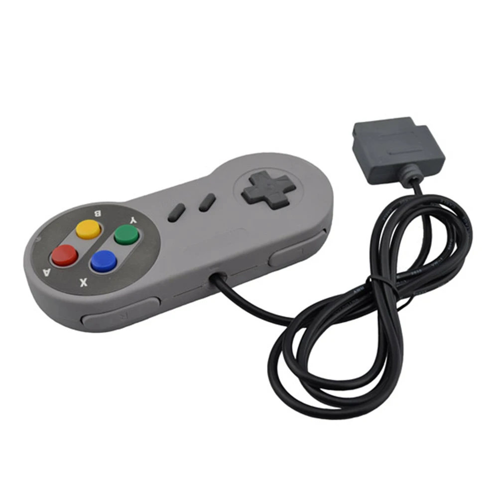 2pcs Wired Game Controller  Gamepad for SNES System Console Control Pad Gamepads