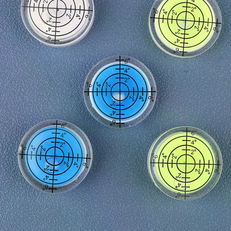 2pcs 32mm Spirit-Bubble Level Surface Degree Marking Level Round Measuring Meter Acrylic For Construction Manual Tools Parts