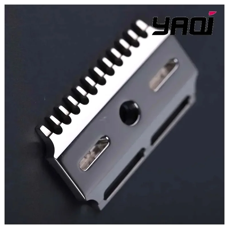 0.9mm Blade Gap 90DC Vostok Yaqi Dual Comb Safety Razor Head 316 Stainless Steel Polished Wet Shave Men Shaving Products