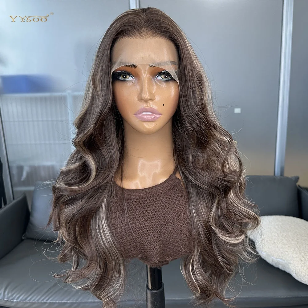 Layer Wigs Omber Natural Wavy Glueless Heatresistant Fututa Japanes Fiber Wigs For Synthetic Lacefront Wigs For Womens Daily Use