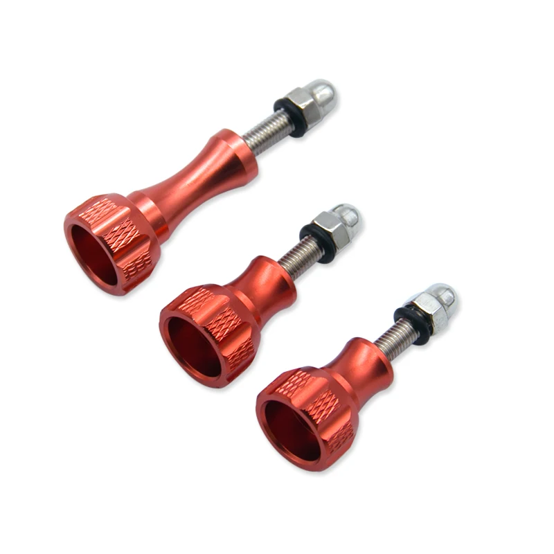 3 Stücke Aluminium Daumenknopf Bolzen Schraube für GoPro Hero 7 6 5 4 Xiaomi Yi 4K Sjcam SJ4000 H9 Fall Stativhalterung Cam Zubehör NEUESTE
