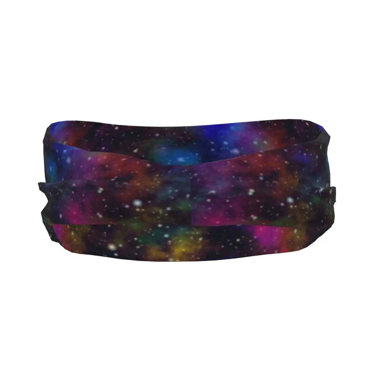 Sports Headband Galaxy Nebula Night Starry Sky Fitness Sweatband Absorbent Cycling Jog Hair Bandage