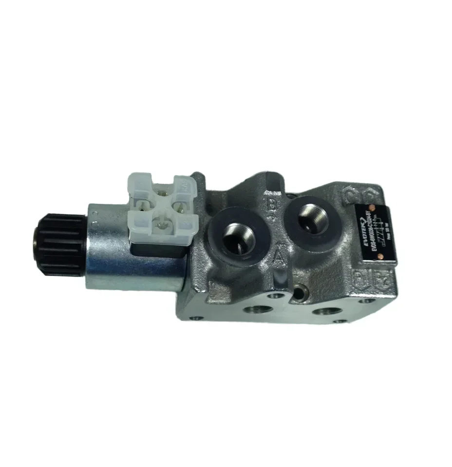 two position six ways bankable flow diverter solenoid operated directional hydraulic valve