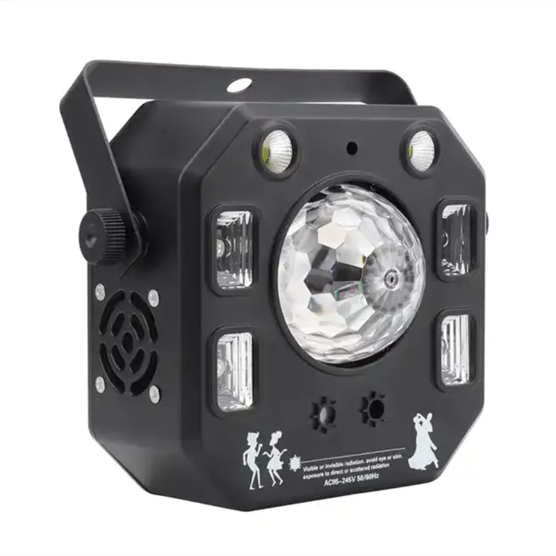 Full Sky Star kaleidoscope magic ball light strobe light wash light 4in1 Disco Effect Laser Light LED Flash Colorful Bar light