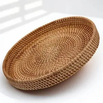 

Thickened Dessert Tray for Household Use Stackable Food Display Stand Wear-Resistant Coffee Serving Tray Elegant Fruit Plate