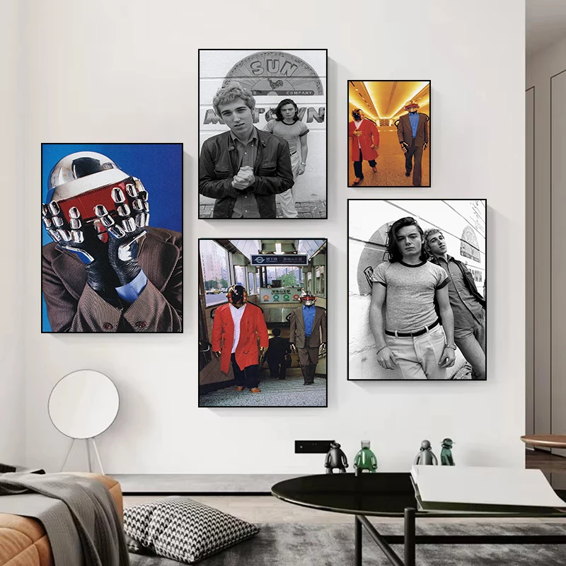 Daft Punk Series Photography Poster Print Canvas Art Pictures Home for Living Room Bedroom Wall Modern Decor Frameless Painting