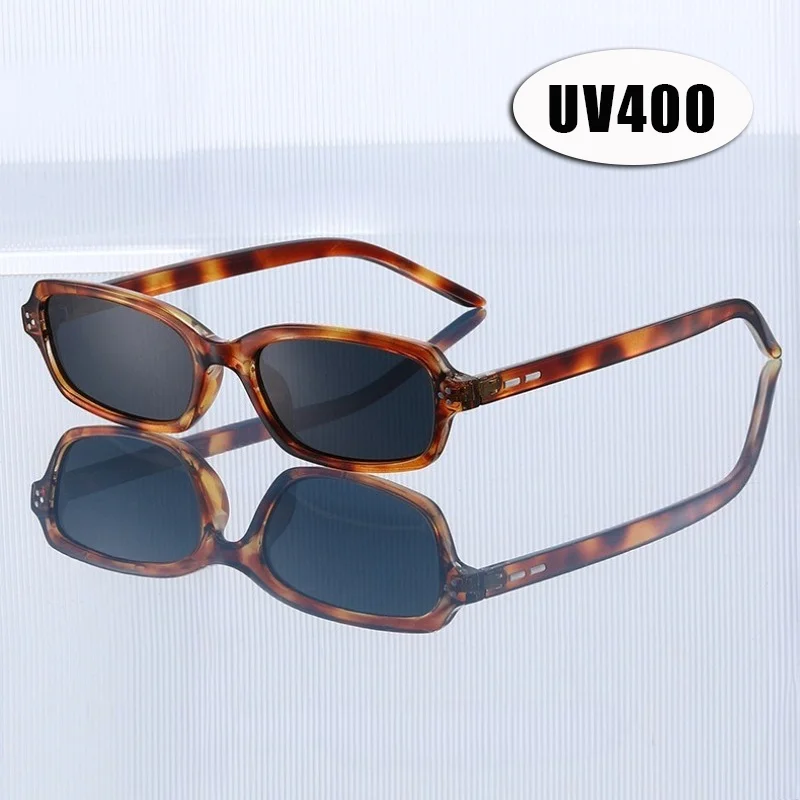 

Small-Frame Square Sunglasses with Stud Details Women's INS Style Fashion Minimalist UV400 Sun Glasses Outdoor Travel Eyewear