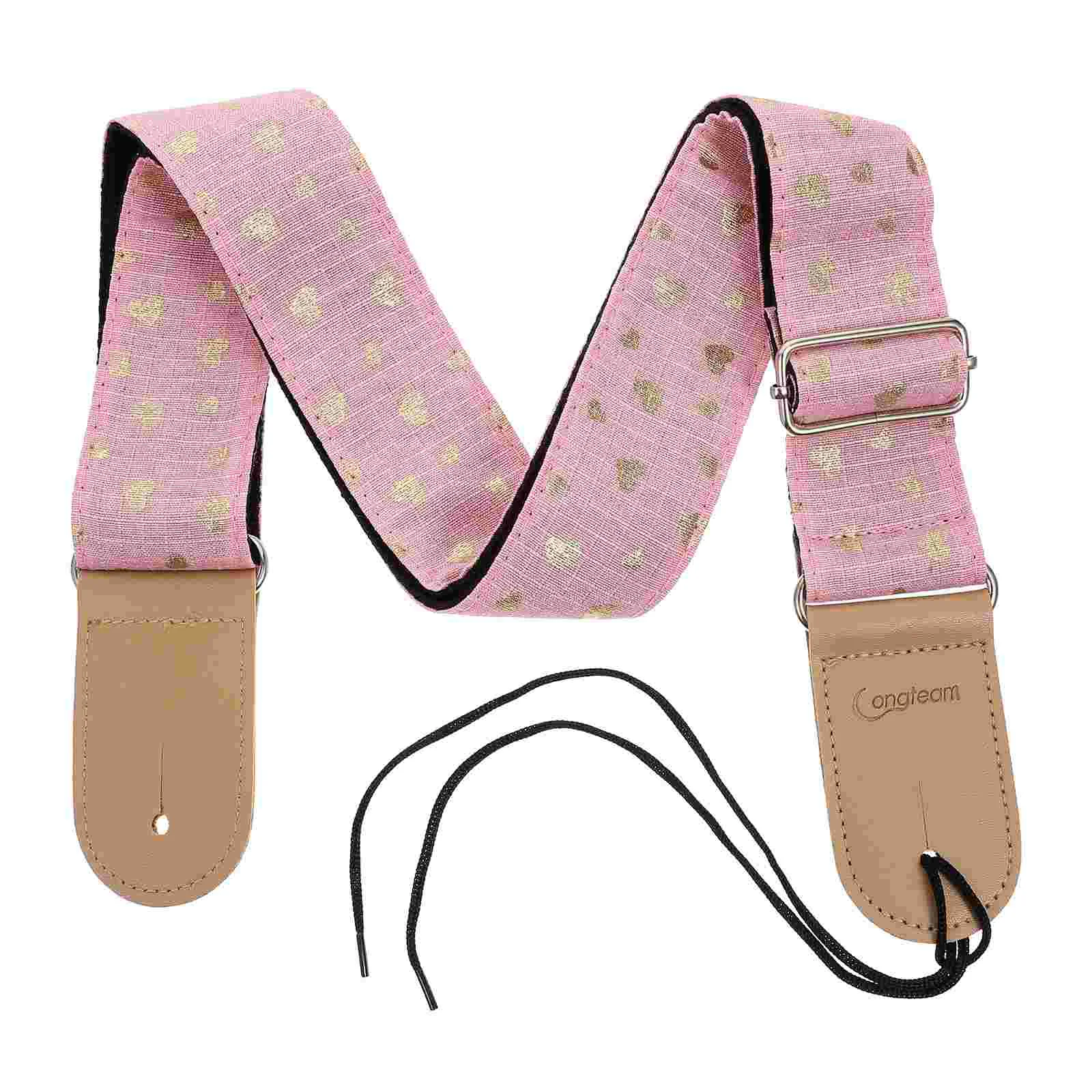 

Guitars Strap Premium Creative Practical Belt Delicate Stylish Replacement Pink Bass