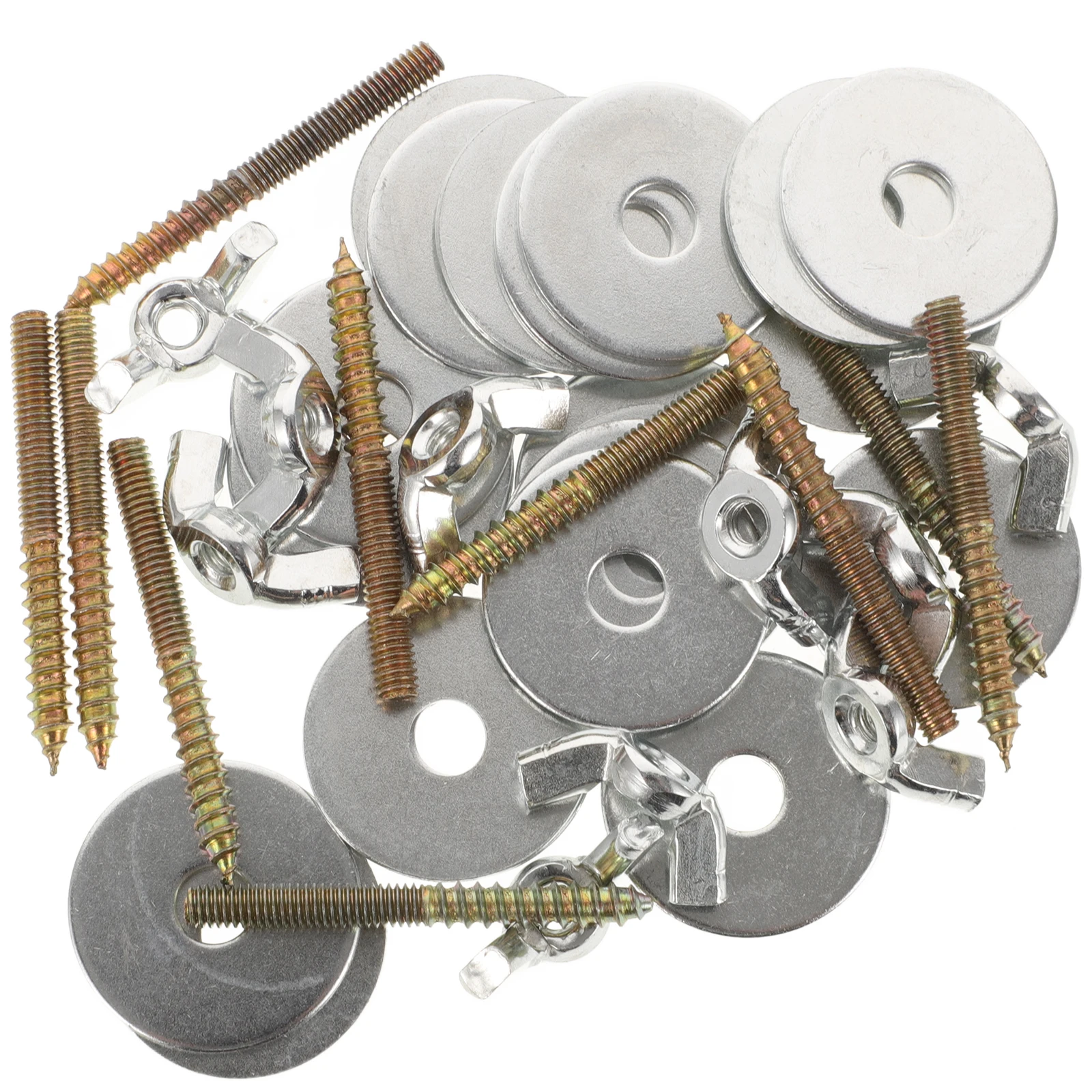 10 مجموعة 10 مجموعات الطيور محطة الرف الملحقات المسمار غسالات الجوز قفص جثم تحديد الأجهزة قفص العصافير حامل قضيب جبل