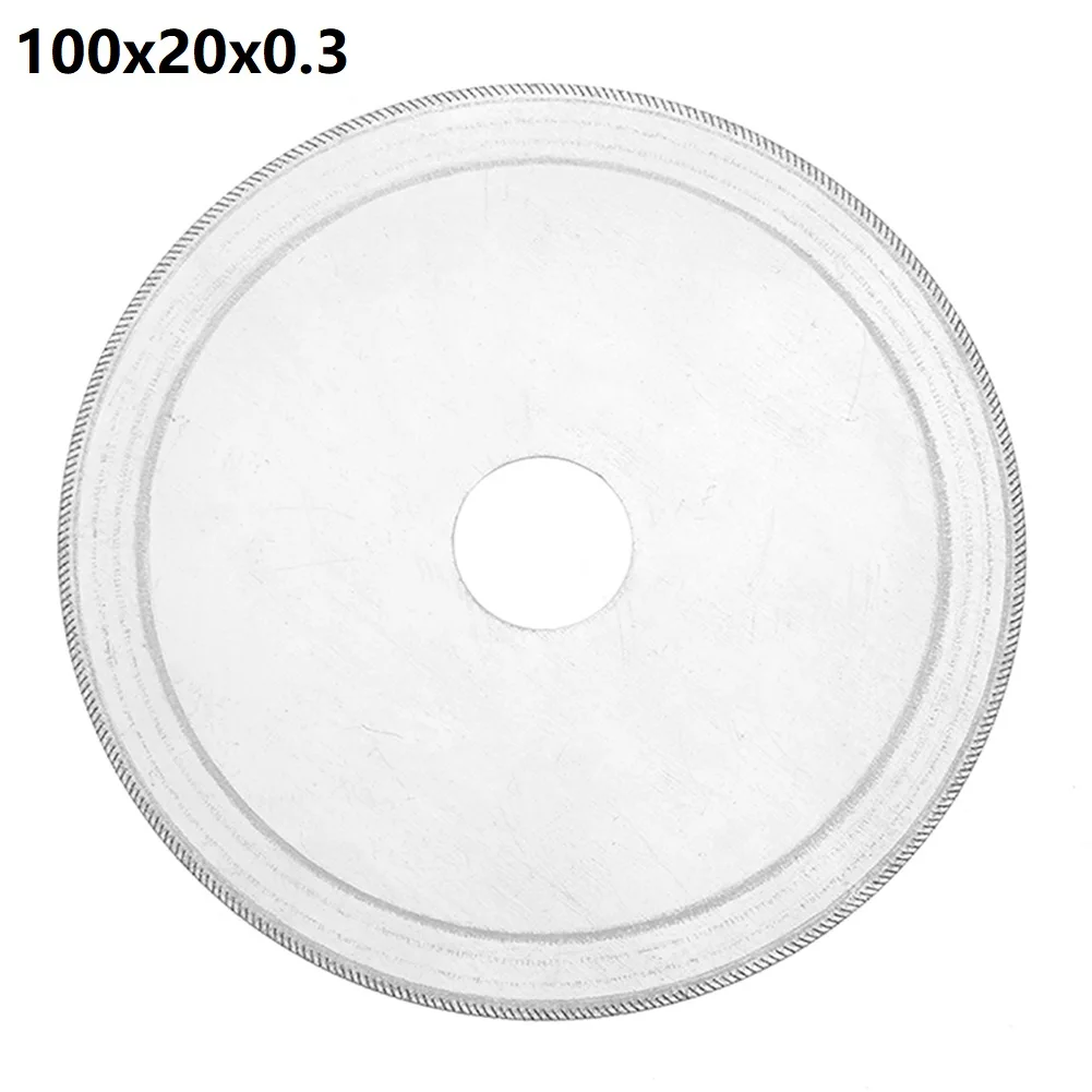 1pc Diamond Cutting Disc 20mm Bore Super Thin Saw Blade Wheel For Glass Stone Amber Crystal Gemstone Cutting 100/110/120/150mm