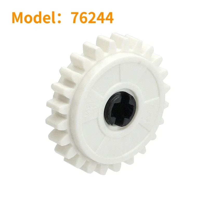 Toys for DIY Building Blocks Technical Part 10PCS/lot MOC Round Clutch Gear 24 Tooth Car Accessories Compatible with 76244