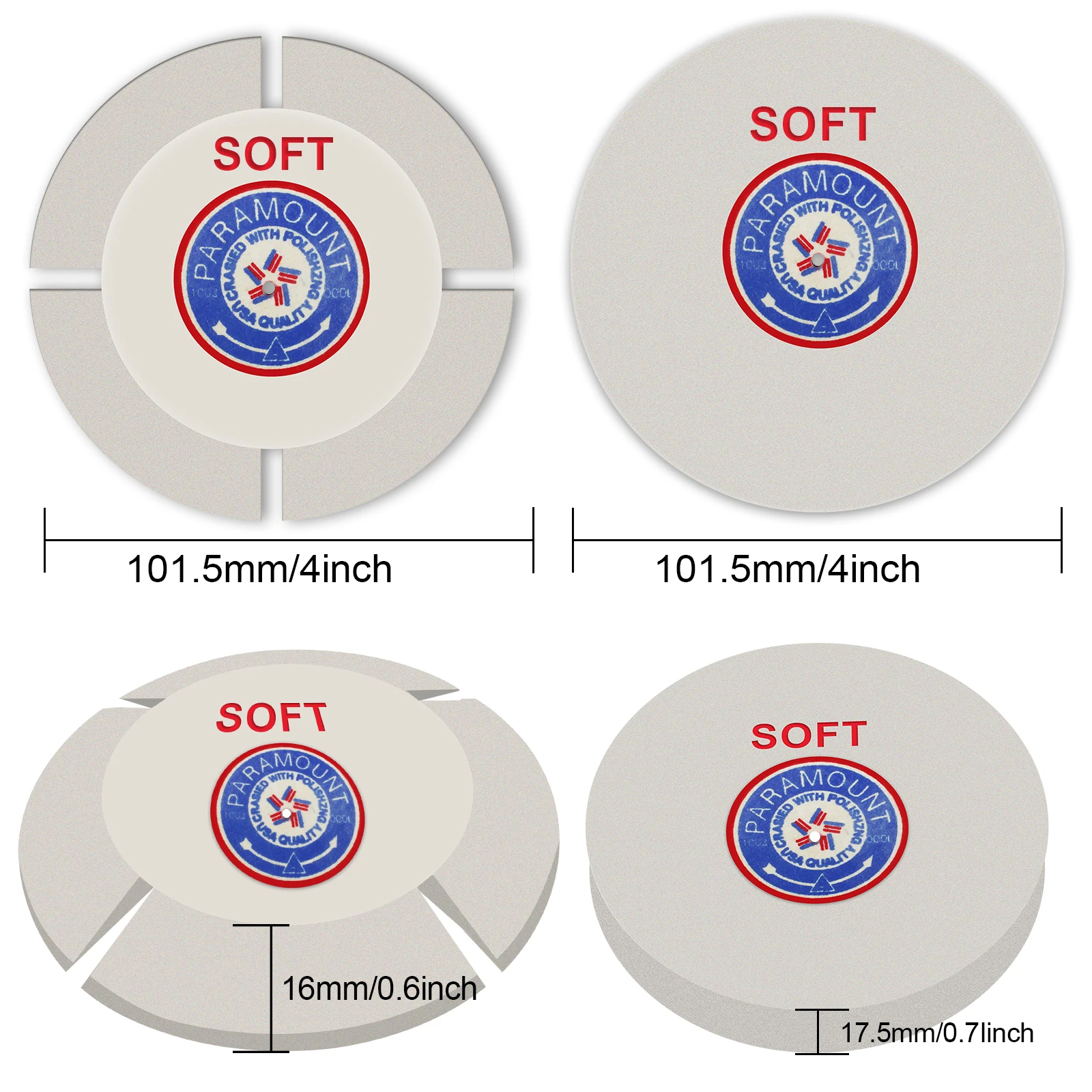 Wool Polishing Wheels, Flying Saucer Wheels, Cypress Wheels and Felt Wheels: Consumables for Flat & Mirror Surface Polishing