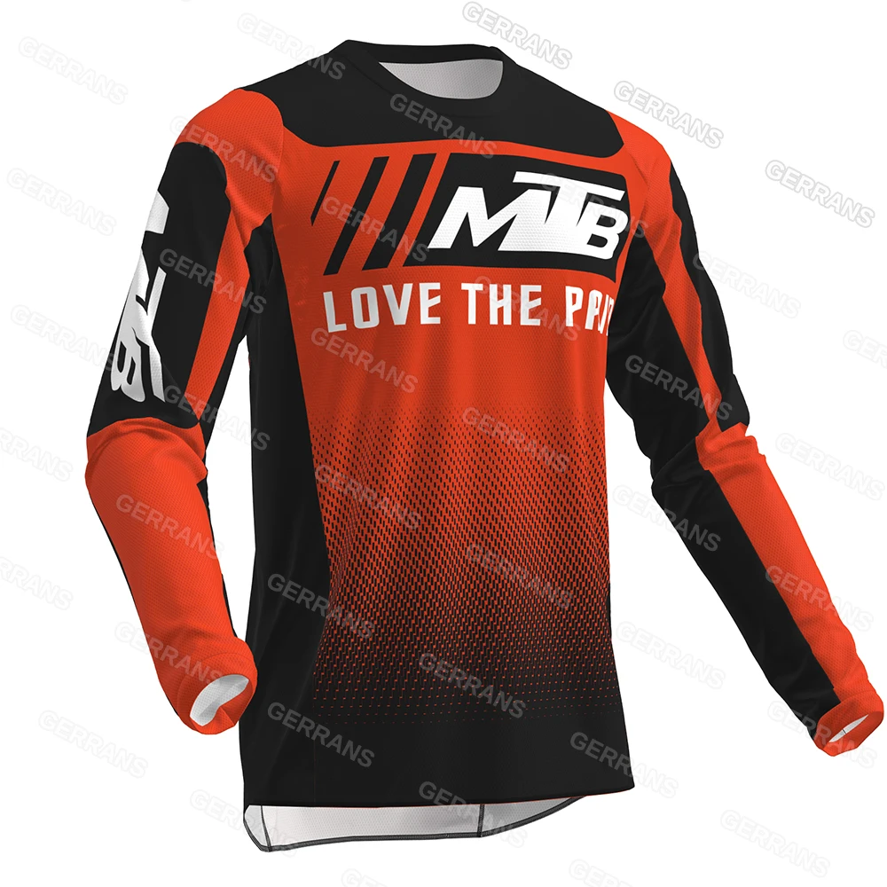 Mtb Jerseys  Mountain Bike MTB Shirts Offroad Long sleeve Motorcycle Motocross Sportwear Racing Bike Cycling Clothing