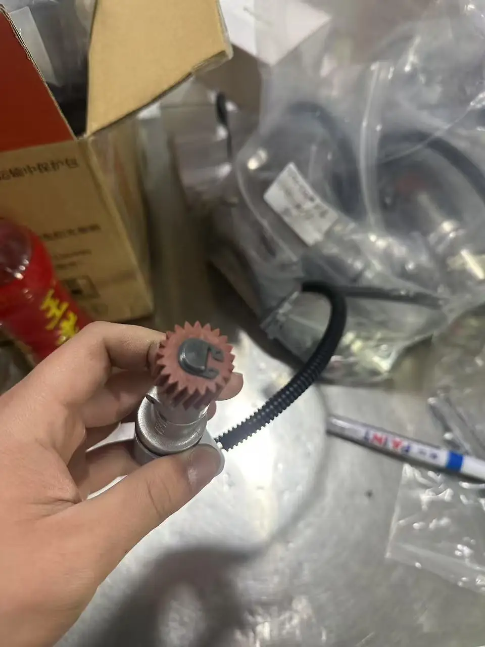 Sensor de velocidade de transmissão de carro, 5 peças sensor de transmissão de carro 25010-56g00 para nissan d21 captador base xe 2.4l l4 2 pinos