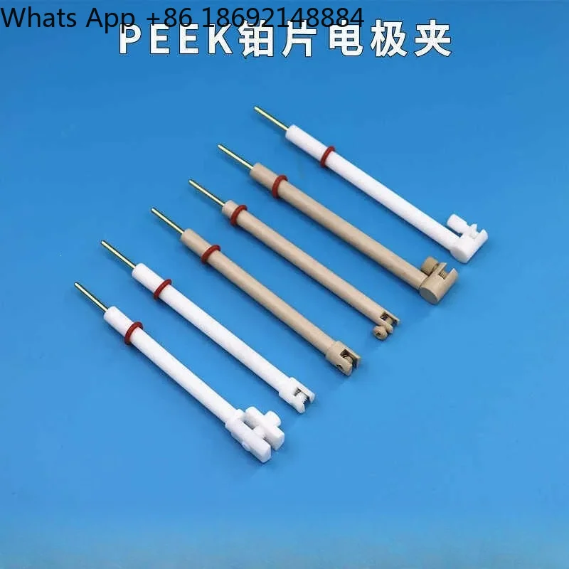 L type Platinum Sheet Electrode Clip for PEEK Diameter Electrode Clip J110 for Platinum Sheet Electrode