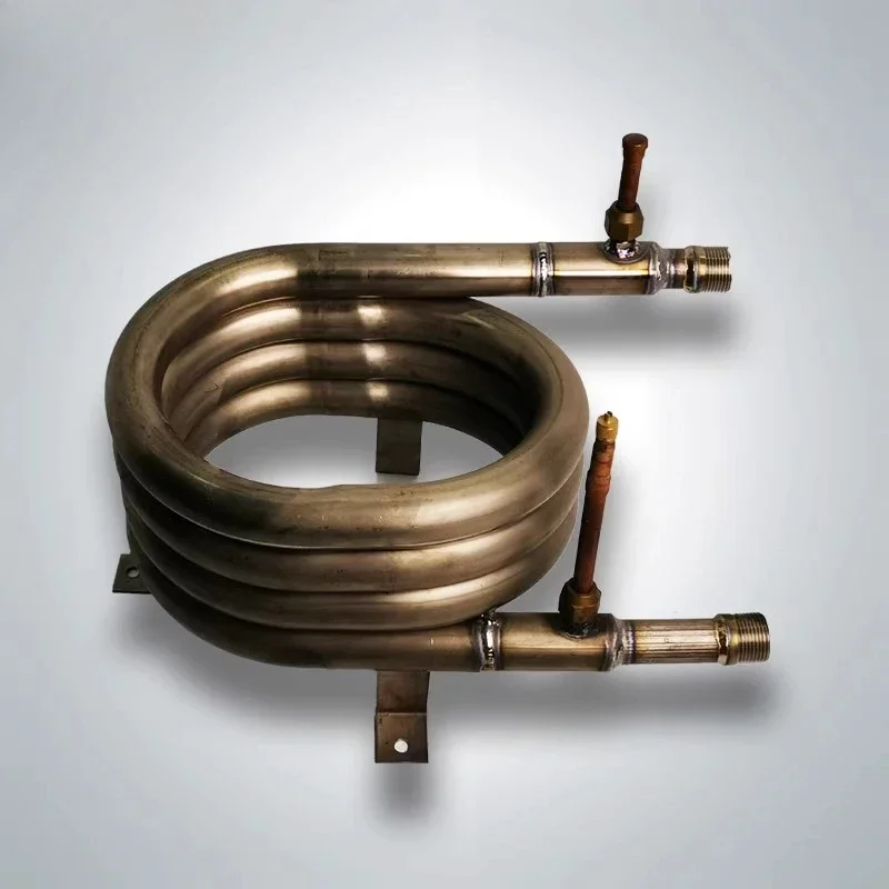 

Casing heat exchanger for seawater, marine air conditioner, air energy condenser, corrosion resistance
