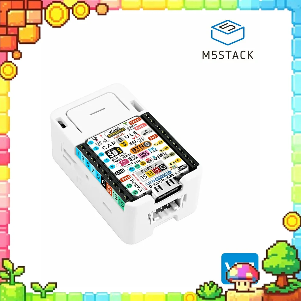 kit-de-capsula-m5stack-v11-con-placa-de-desarrollo-iot-integrada-esp32-s3-m5stamps3a-controlador-portatil