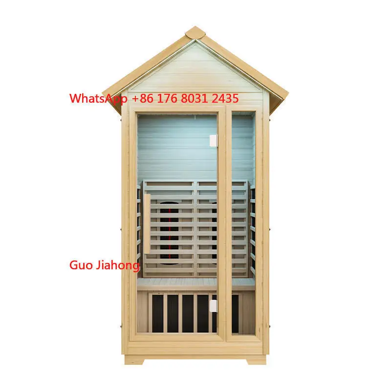 

High-end Wood Cedar Outdoor Eco-friendly Waterproof Sauna Sauna Room Modern Dry Outdoor Sauna