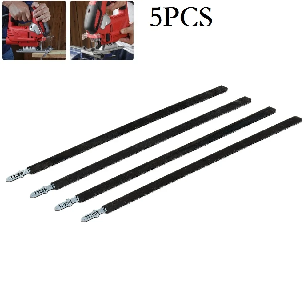 

Useful Practical High Quality New Saw Blade 250mm 5pc Hard Wood T225B For Sheet Panels HCS Reciprocating Saw Blade