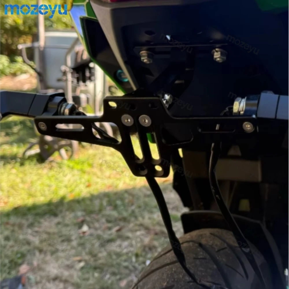 

Motorcycle License Plate Holder Number Plate Bracket For Yamaha MT07 MT10 Duke 125 200 250 390 Kawasaki Z750 Z800 BMW R1200GS