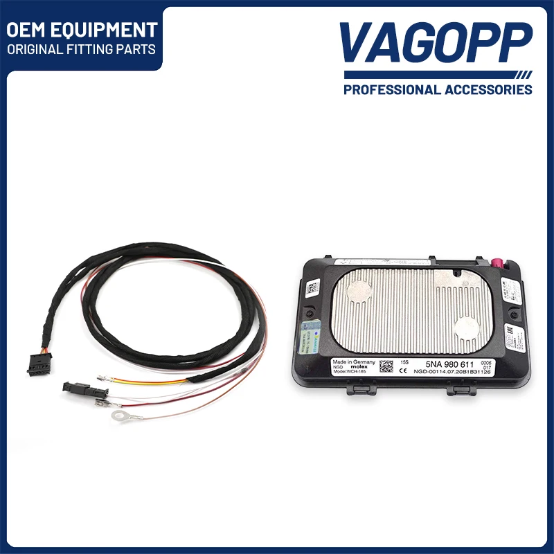 

VAGOPP For VW Golf 7 7.5 Tiguan L Wireless Charger Module 5NA 980 611B 5NA 980 611 5NA980611A