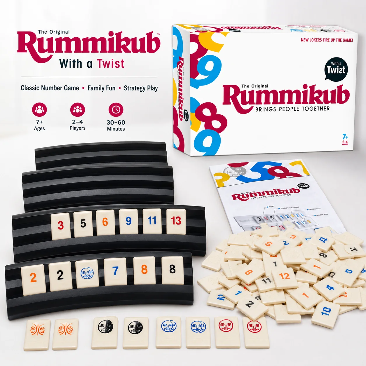 Rummikub Klasik Twist Sayı Taş - Board Game English For Kids incelemesi ve fiyatı
