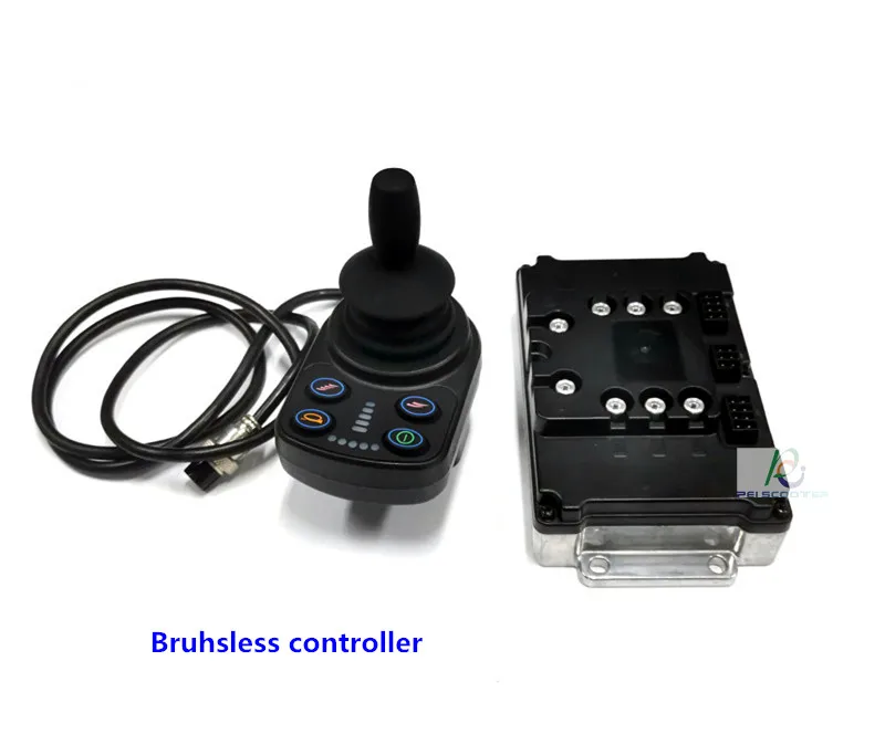 Brushless Wheelchair Robot Agricultural vehicle Scooter Motor Joystick Controller With Electromagentic Brake pps-66